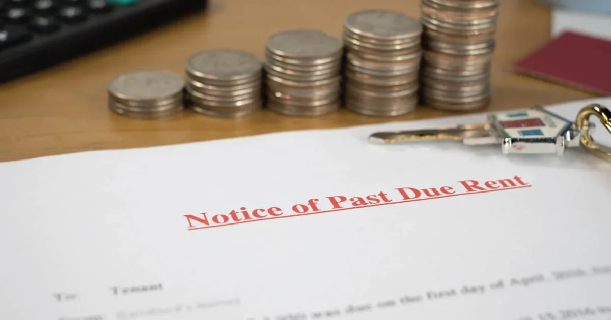 notice of late rent payment