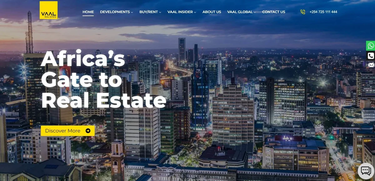 Vaal is a property company operating in Nairobi