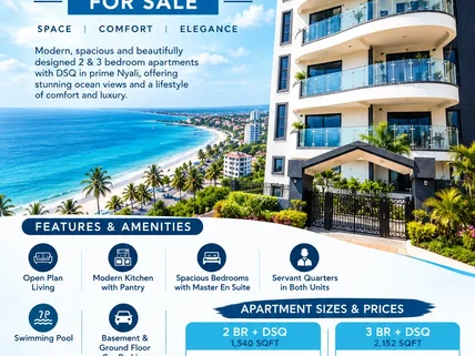 2-bedroom Apartment for sale in Nyali Area, Nyali